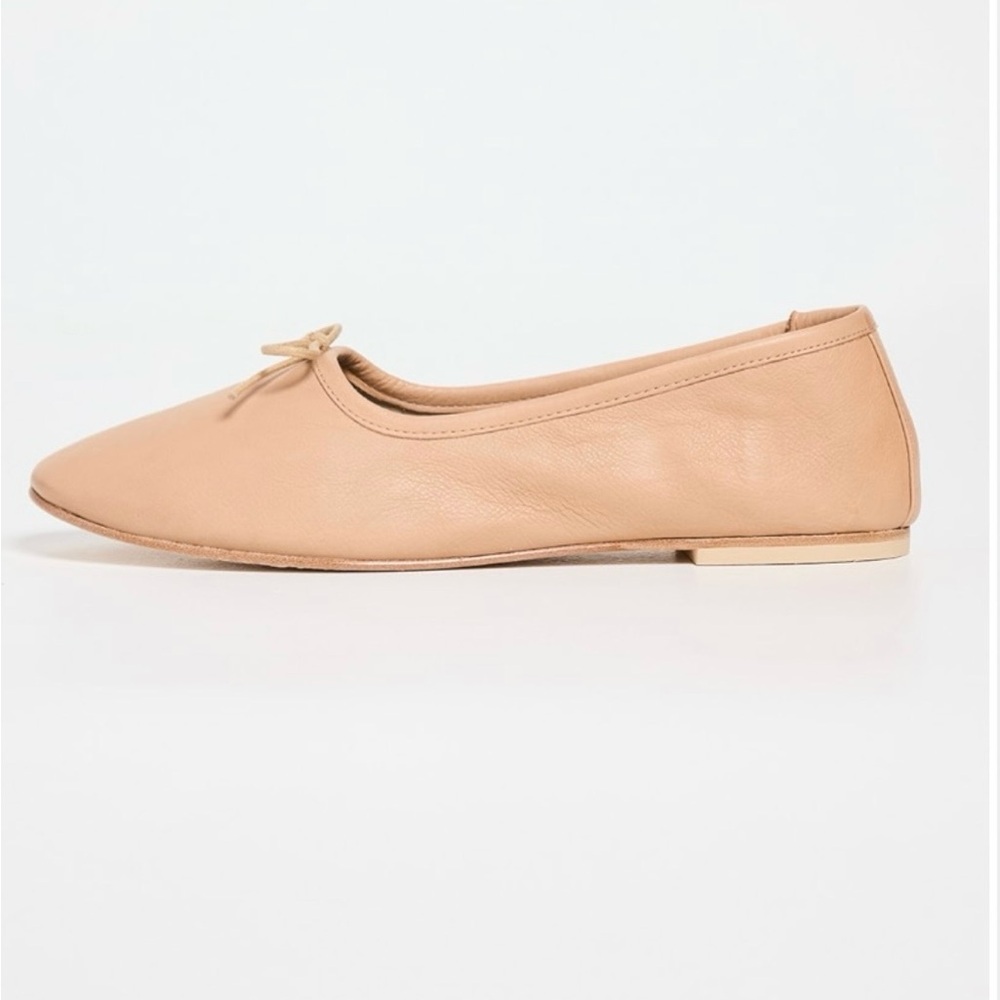 Freda Salvador Roma Ballet Flats Camel NEW - Picture 6 of 6